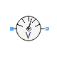 Modelica.Electrical.QuasiStationary.SinglePhase.Sensors.PotentialSensor