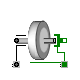 Modelica.Mechanics.Rotational.Components.IdealRollingWheel